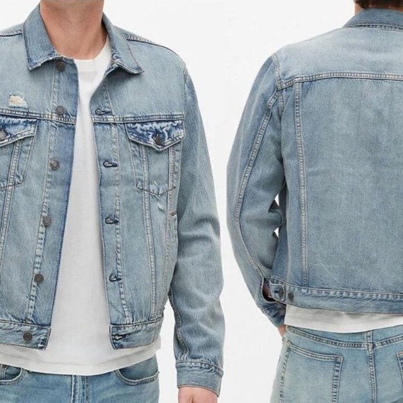 Gap Iconic Denim Jacket Size Medium - Picture 4 of 4